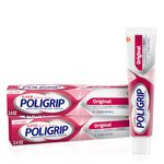 Poli-grip Super Denture Adhesive Cream - 2.4 oz (68 g) Twin Pack