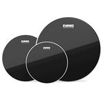 Evans Drumheads Tompack: Blk Chr 10,12,16-Inch-Rck (ETP-CHR-R)