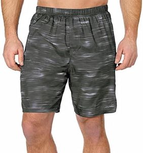 Speedo Men's Tech Volley with Hydroliner Boardshort (Medium, Gray Mirage)