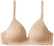 Maidenform Girl' Comfort Devotion Wirefree Bra, Beige, 36A