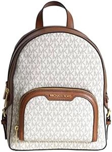 Michael Kors Jaycee Medium Logo Backpack, vaniglia, NS