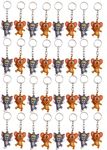 TERA 13 Keychain for Kids Return Gifts Metal Keychain rubber Keychain, Cartoon Keychain for Bikes and Cars Key Ring Hook Holder Car Pendant Kanjak Gift for Girls Boys and Men (24 pcs)