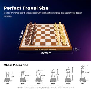 Chessnut Air Electronic Chess Board – Portable Digital Game Set