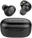 Monster Wireless Earbuds, Bluetooth 5.3 in-Ear Stereo Headphones, Touch Control, Charging Case, Fast Charging Sports Bluetooth Earphones, Type-C Charging, HD Clear Calls