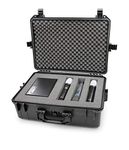 Studiocase 23 inch Customizable Wireless Microphone System Hard Case fits Sennheiser, Shure, Audio-Technica, Nady, VocoPro, AKG Receiver, Body Transmitter, UHF Headset, Lavalier and Handheld Mics