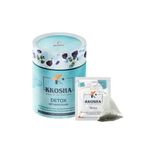 KKOSHA Detox Tea - No Caffeine, No Sugar. Featuring Blue Pea Flower, Java, Ginger Tea & More. 20 pyramid Bio-degradable Tea Bags