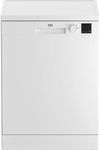 Beko DVN04320W Freestanding Dishwasher | 60 cm Full size with 13 Place Setting | x30 Minute Quick Wash Technology