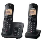 Panasonic KX-TGC262 Digital Cordless Phones: 18-min answering machine, dedicated call block button, an easy-to-read dot-matrix display and a hands-free speakerphone