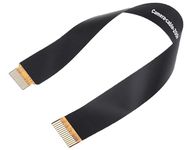 Wonrabai CSI FPC Flexible Cable for Raspberry Pi 5, 22Pin to 15Pin, 0.2 M Length, Suitable for CSI Camera Modules, Connecting CSI Camera Module to Raspberry Pi 5 or Compute Module 4, Black