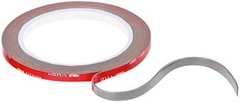 Dpm tapes 3M VHB Universal Double-Sided Acrylic Foam Tape - Extra Strong, Waterproof, High Temperature Resistant - Outdoor and Indoor, LED Strip, Car, Home, Office - Difficult Surfaces – (5mm x 3m)