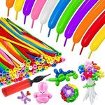 100PCs 260 Long Balloons with Pump,