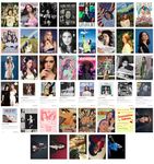 Lana Del Rey Poster - All Occasion Music Posters For Wall Pack Of 45 6X4 Inch 300 Gsm - Album Cover Posters - Music Related Gifts - Lana Del Rey Merch Music Stickers - Pinterest Aesthetic Music Gift