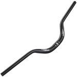Rmiott Mountain Bike Handlebars Wide Riser 60mm Aluminum Alloy 31.8mm length 720mm Black