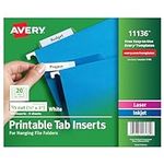Avery 11136 Printable Inserts for H