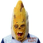 CreepyParty Deluxe Novelty Halloween Costume Party Latex Vegetables Head Corn Mask