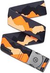 Arcade The Original Unisex Adventure Belt, Heavy Duty Elastic Webbing, Non-Metal Travel Friendly Buckle, Ranger Peaks Camo - Navy/Lava