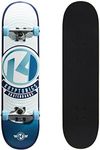 Krypontics Pop Series 31" Complete Skateboard - Sky Blue-Rays