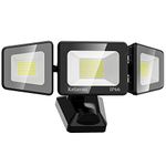 KELINVMI 120W LED Flood Light Outdoor, LED Outdoor Security Light, 12000lm High Brightness with 4500K Natural Light, IP66 Waterproof All Aluminum Outdoor Floodlights