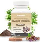 Pure Black Ginger Capsules - 60 Capsules | Kaempferia Parviflora Extract (Thai Ginseng) Supplement | Aids Physical Performance and Supports Libido, Anti-Aging and Vitality