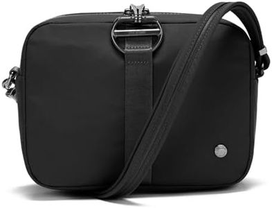 Pacsafe Citysafe Cx 2.4l Anti Theft Square Crossbody, Econyl Black, 2.4 Liter