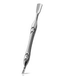 BEZOX Cuticle Pusher with Cuticle Fork - 2 in 1 Cuticle Trimmer, Anti-slip Nail Pusher and Cuticle Cutter - Premium Stainless Steel Cuticle Remover Tool