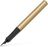 Faber-Castell Ergonomic Grip 2011 Fountain Pen, Gold Edition – Medium, (40-140927)