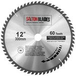 Saxton TCT Circular Wood Saw Blade 300mm x 30mm x 60T for Bosch, Makita etc Fits 305mm Saws