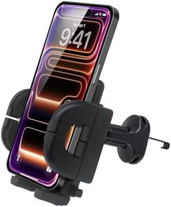 Bracketron Grip-iT Universal Smartphone Air Vent Car Mount Phone Holder Hands Free iPhone X 8 Plus 7 SE 6s 6 5s 5 4s Samsung Galaxy S9 S8 S7 S6 S5 Note Google Pixel 2 XL LG Nexus Sony Nokia PHV-200-BL