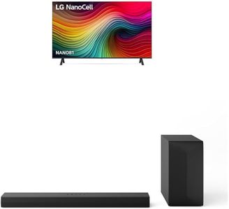 LG NanoCell NANO81 75 Inch 4K UHD LED Smart TV (75NANO81TSA) with S60T Soundbar