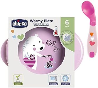 Chicco Set di piatti riscaldanti angolati, senza BPA