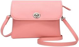 MINICAT Small Crossbody Purse Built in Wallet Crossbody Bags Pocketbooks for Women(G-Pink)