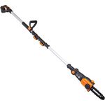 Worx WG349 20V Power Share 8" Pole Saw with Auto Tension, Black and Orange