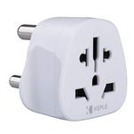 South Africa African Adapter Travel Type M Plug to UK US USA American AUS Australia EU Europe European Asia China Canada Japan Thailand Ireland Adaptor Universal Worldwide Socket International 3 Pin