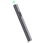 M Monoie Laser Pointer, Portable Wireless Presenter, Long Range Laser Pen, Metal Case Presentation Pointer, Suitable for Construction, Realtor, Teaching Use, Grey Pen/Green Light