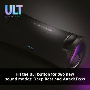 Sony ULT FIELD 7 Bluetooth Speaker – Black, Portable Wireless Audio