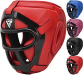 RDX Pro Head Guard Boxing MMA Muay Thai, Removable Face Grill, Headgear Sparring Grappling Martial Arts, Full Face Protection, Kickboxing Taekwondo Karate BJJ Training Helmet, Ear Nose Mouth Protector