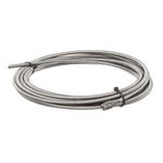 RIDGID 56782 Inner Core Cable C1IC 5⁄16 in x 25 ft (8 mm x 7,6 m) NTW with Bulb Auger for RIDGID K-45 Sink Machines, K-3800 Drum Machines, K-50 Sectional Machines and K-25-BP Hand Spinner, silver