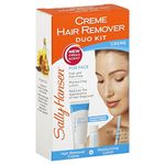 Sally Hansen Creme Hair Remover Duo Kit For Face (2 Pack)