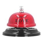 Alvinlite Call Bells, Customer Service Bell Call Bell, Ringing Durable Desk Bell Service Bell Warehouses for Hotel Restaurant Use(Rood) Call