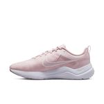 NIKE Women's Downshifter 12 Sneaker, Barely Rose White Pink Oxford, 6 UK