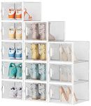 SIMPDIY Shoe Storage Box,12 pcs Sho