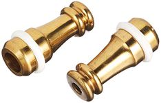 Merriway® BH00748 (2 Pcs) Curtain Blind Cord Pull, 38 mm (1.1/2 inch) Solid Brass - Pack of 2 Pieces