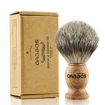 Shaving Brush, Handmade Pure Badger Hair Brush with Natural Manchurian Ash Wood Handle for Men Traditional Wet Shaving Starer by Anbbas(Only Brush)