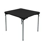 Black Fitted Table Cover for Square