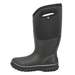 BOGS Women's Classic Tall Wide Calf Rainboot Rain Boot, Black, 7