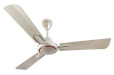 Havells 1200mm Ambrose ES Ceiling Fan|Premium Finish, Decorative Fan, Elegant Look, High Air Delivery, Energy Saving, 100% Pure Copper Motor|2 Year Warranty by Brand|(Pack of 1, Gold Mist Wood) 1 Star