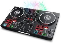 Numark Party Mix II - DJ Controller with Party Lights, DJ Set with 2 Decks, DJ Mixer, Audio Interface and USB Connectivity + Serato DJ Lite