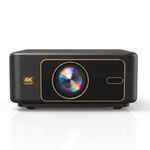 PIXPAQ RAY Gold Smart Projector for Home Theater, Movies & PS5 | Native Full HD 1080p with 4K HDR Support | 2150 ANSI Lumens | Auto Focus | Android 12 WiFi Bluetooth Projector for Bedroom, Living Room