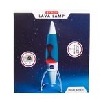 Fizz Creations NASA Inspired Rocket Lava Lamp. Includes Blue Liquid & Red Wax. 43 cm/17-inch Tall. Mains Powered. Includes 1 x E14 25W Bulb. NASA Inspired Space Merchandise.