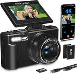 4K Digital Camera for Photography, 